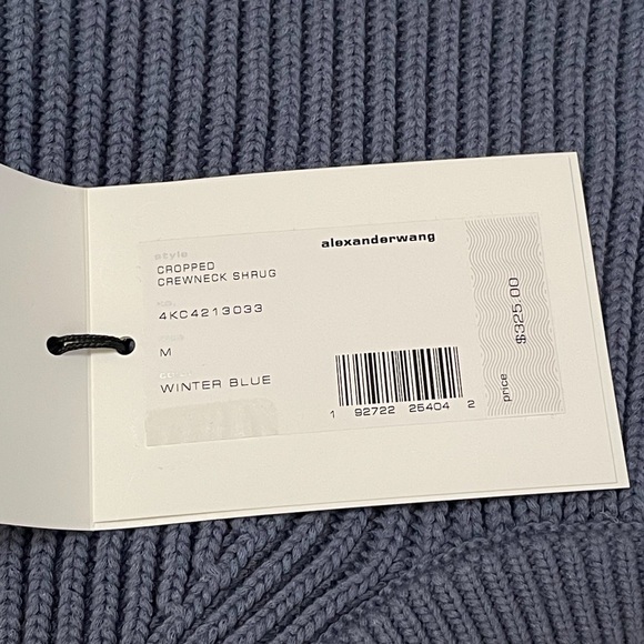 alexanderwang.t cropped crewneck shrug - Picture 9 of 10